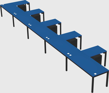 L-shaped desk