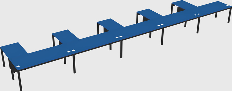 L-shaped desk
