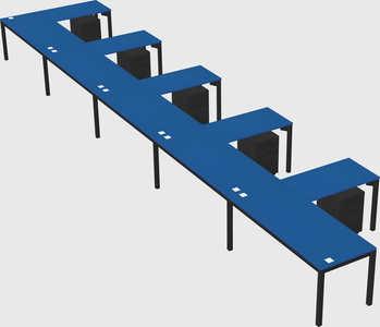 L-shaped desk