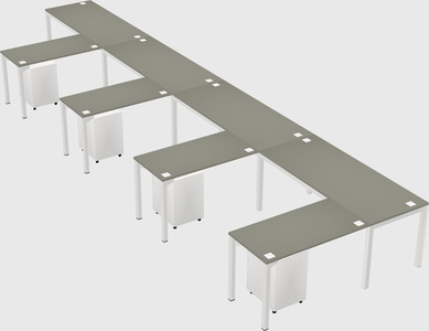 L-shaped desk
