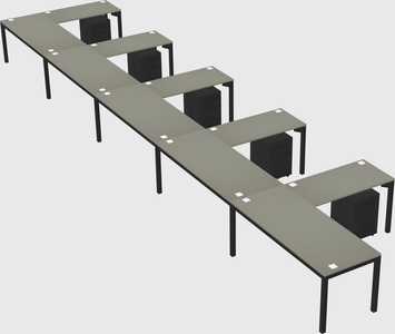 L-shaped desk