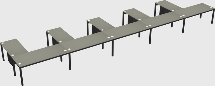 L-shaped desk