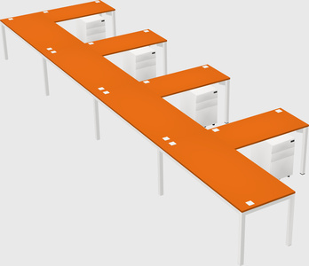 L-shaped desk