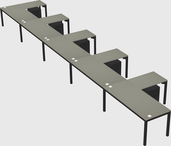 L-shaped desk