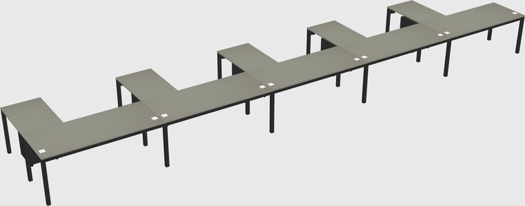 L-shaped desk