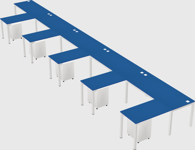 L-shaped desk