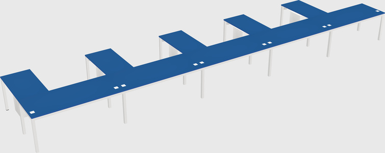 L-shaped desk