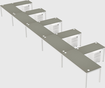 L-shaped desk