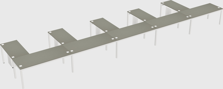 L-shaped desk
