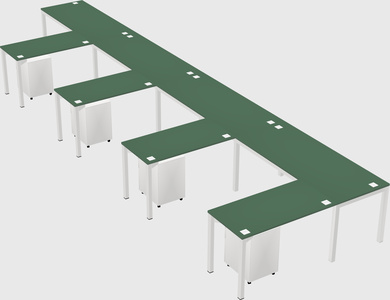 L-shaped desk