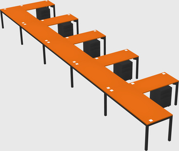 L-shaped desk