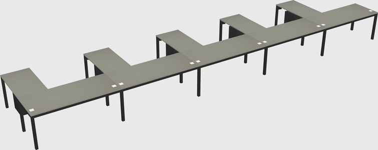 L-shaped desk