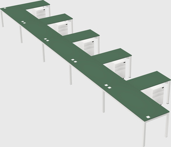 L-shaped desk
