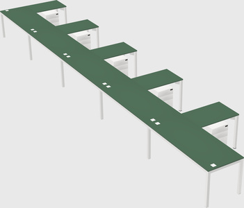 L-shaped desk