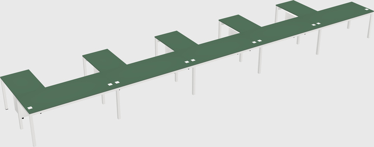 L-shaped desk