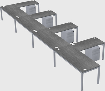 L-shaped desk
