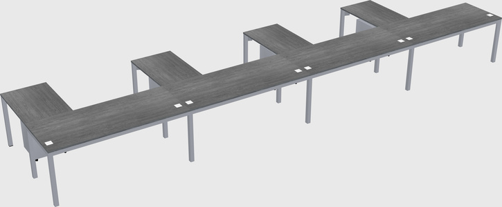 L-shaped desk