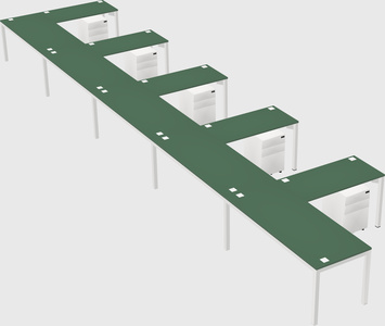L-shaped desk