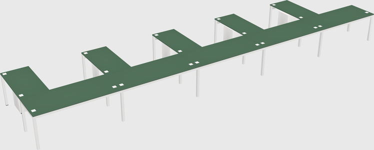 L-shaped desk
