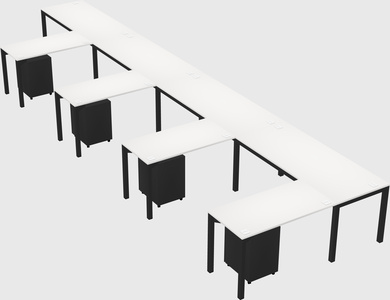 L-shaped desk