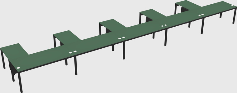 L-shaped desk