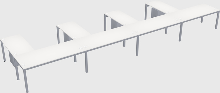 L-shaped desk