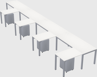 L-shaped desk