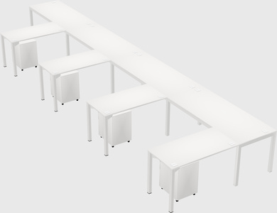 L-shaped desk