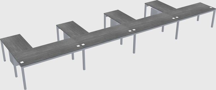 L-shaped desk