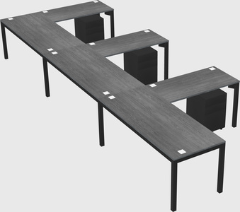 L-shaped desk