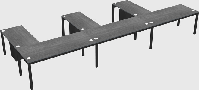 L-shaped desk