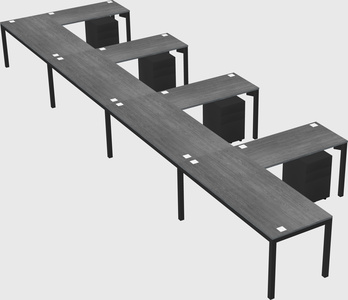 L-shaped desk