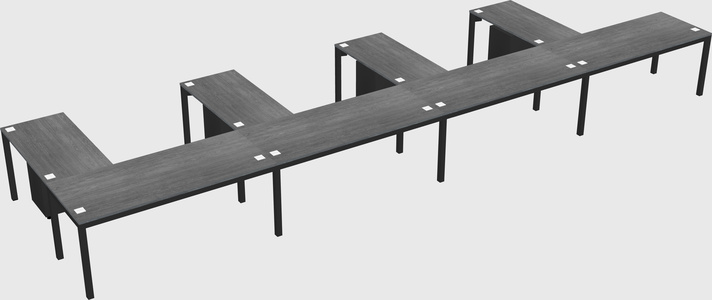L-shaped desk