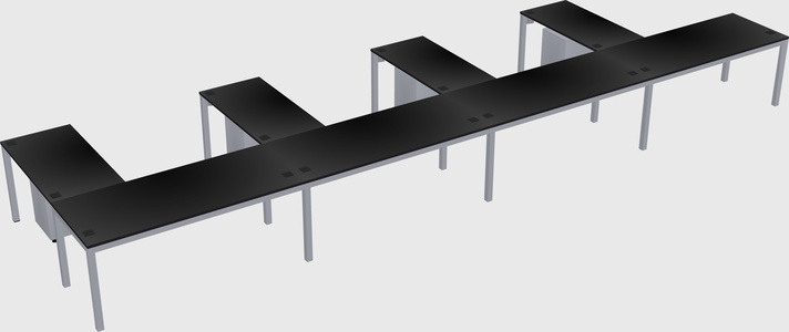 L-shaped desk