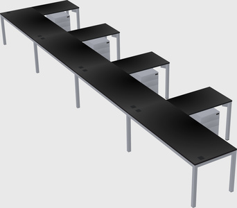 L-shaped desk