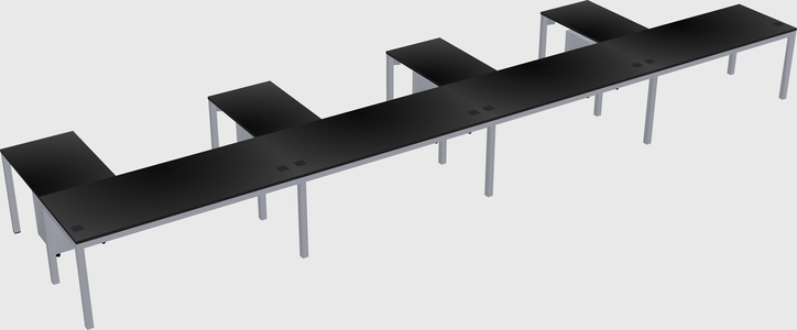 L-shaped desk
