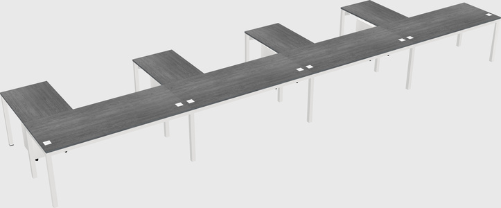 L-shaped desk