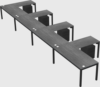 L-shaped desk
