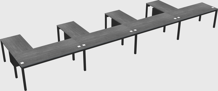 L-shaped desk