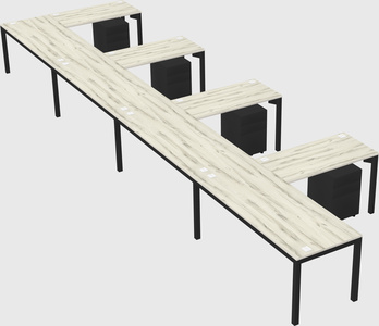 L-shaped desk