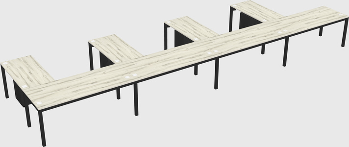 L-shaped desk