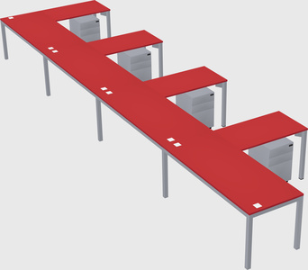 L-shaped desk