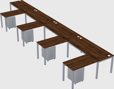 L-shaped desk