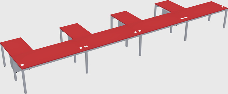 L-shaped desk