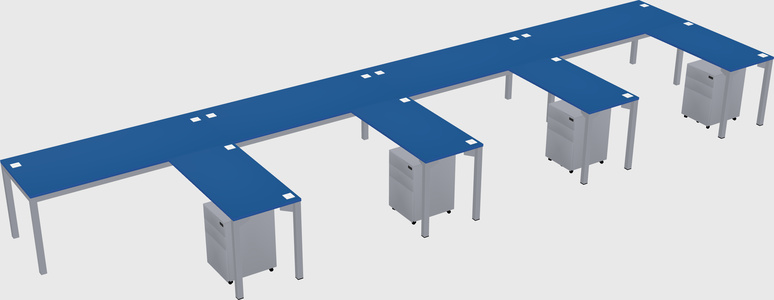 L-shaped desk