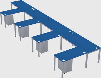 L-shaped desk