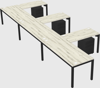 L-shaped desk