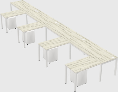 L-shaped desk