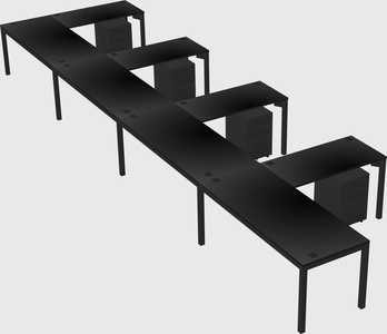 L-shaped desk