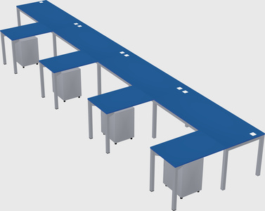 L-shaped desk